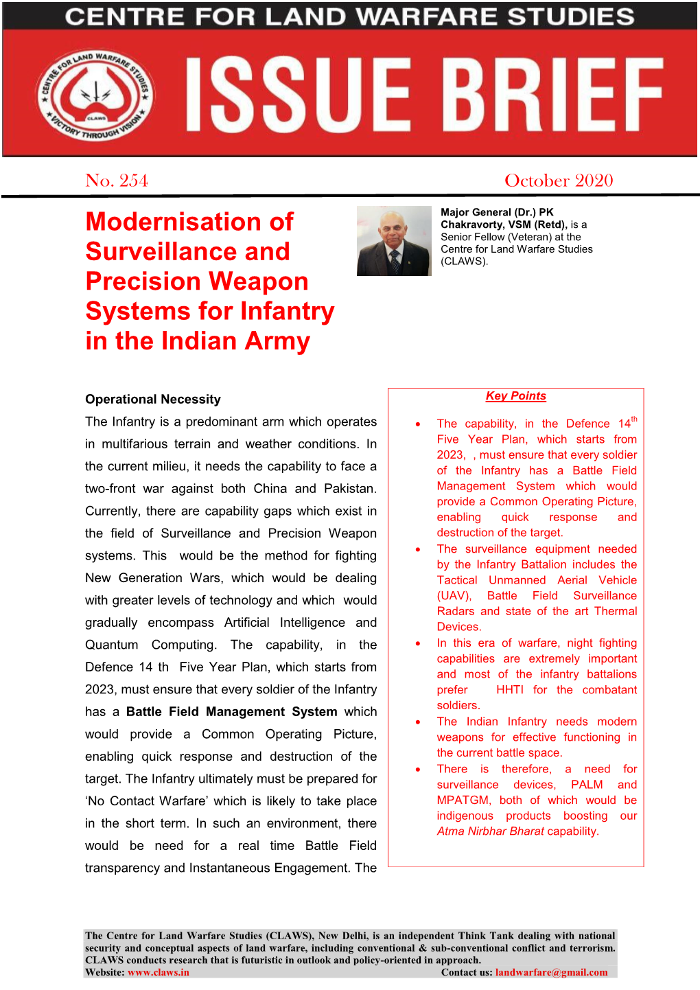 Modernisation of Surveillance and Precision Weapon Systems For