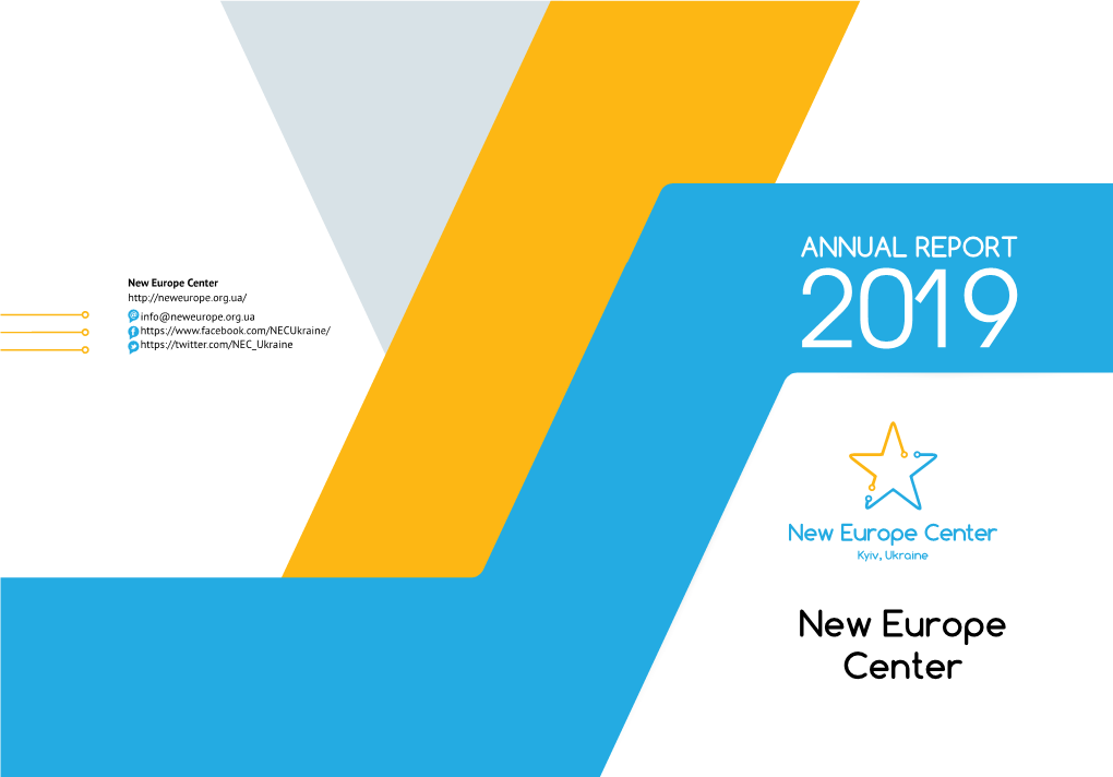 New Europe Center ANNUAL REPORT