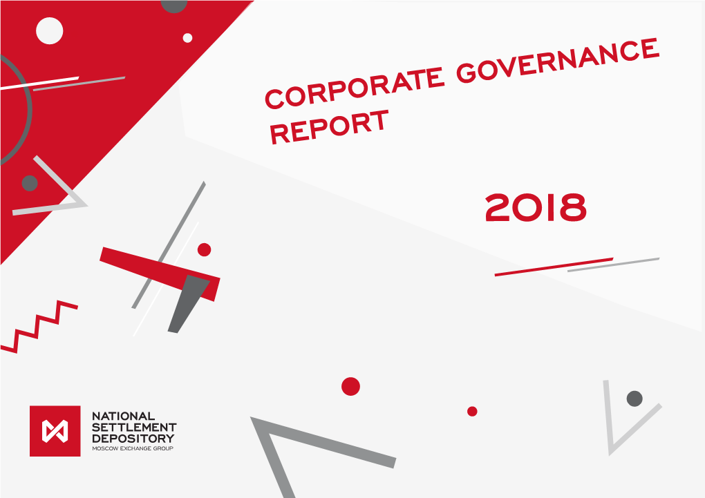 Corporate Governance Report 2 018 Table of Contents