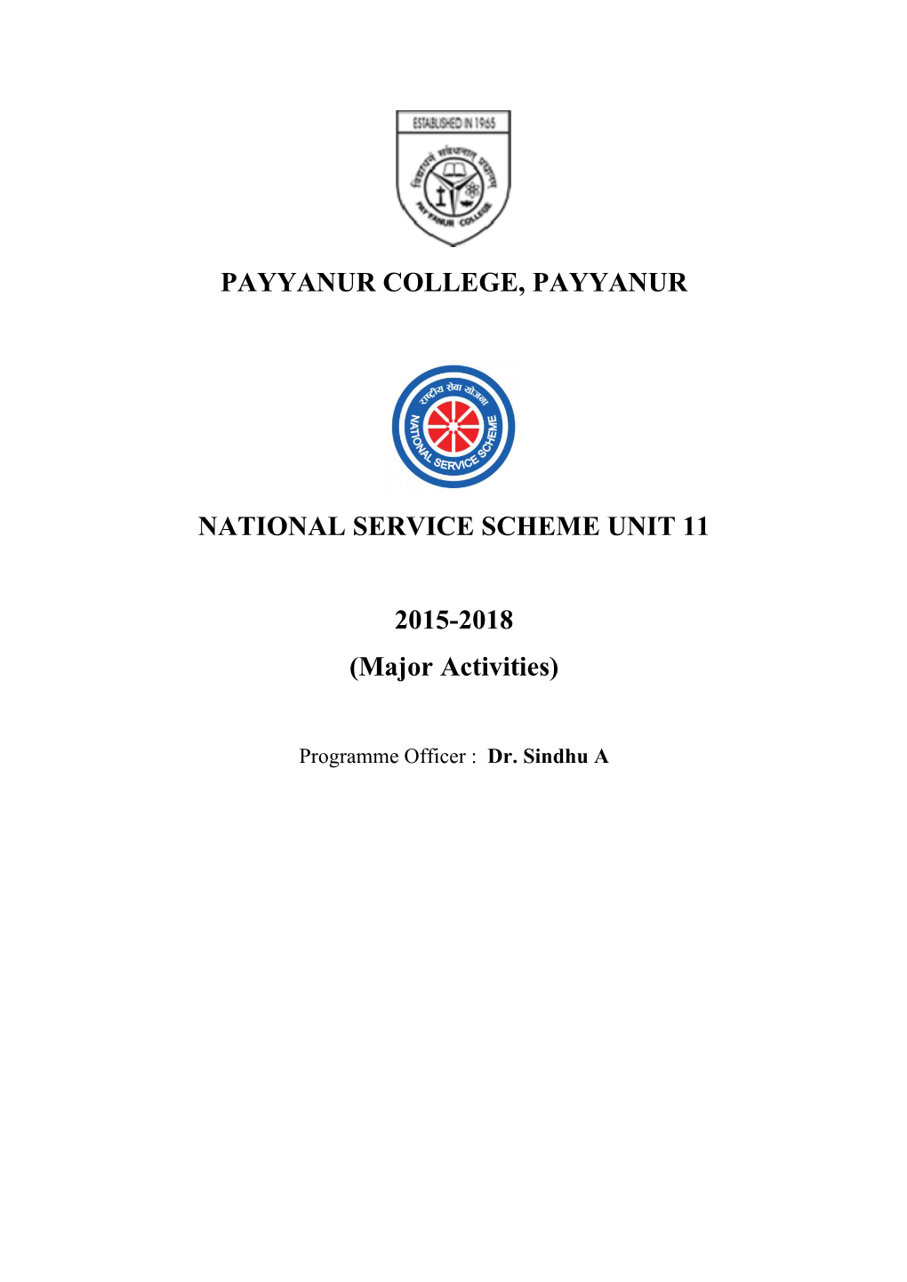 Nss 11 Report 2015-18