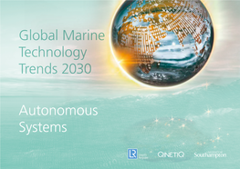 Global Marine Technology Trends 2030 Autonomous Systems