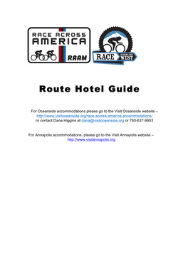 Hotel Route Guide