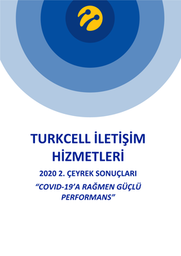 Turkcell Iletişim Hizmetleri 2020 2