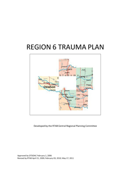 Region 6 Trauma Plan