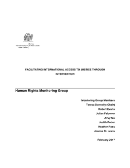 Human Rights Monitoring Group