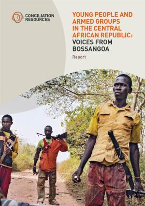 Young People and Armed Groups in the Central African Republic