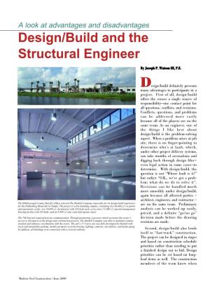 Design/Build and the Structural Engineer