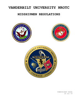 Vanderbilt University Nrotc Midshipmen Regulations