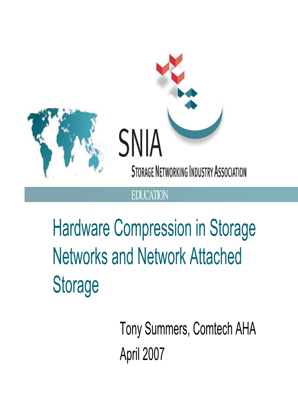 Hardware Compression in Storage and Network Attached Storage