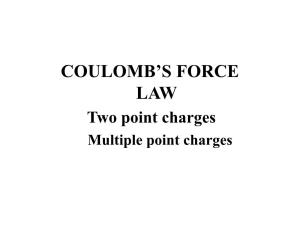 Coulomb's Force