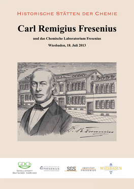 Carl Remigius Fresenius Und Das Chemische Laboratorium Fresenius Wiesbaden, 18