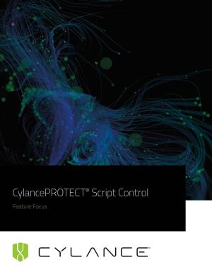 Cylanceprotect Script Control