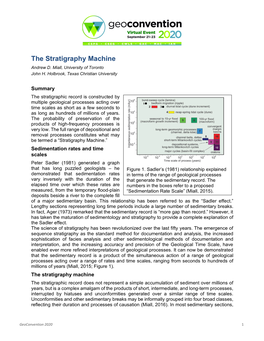 The Stratigraphy Machine Andrew D