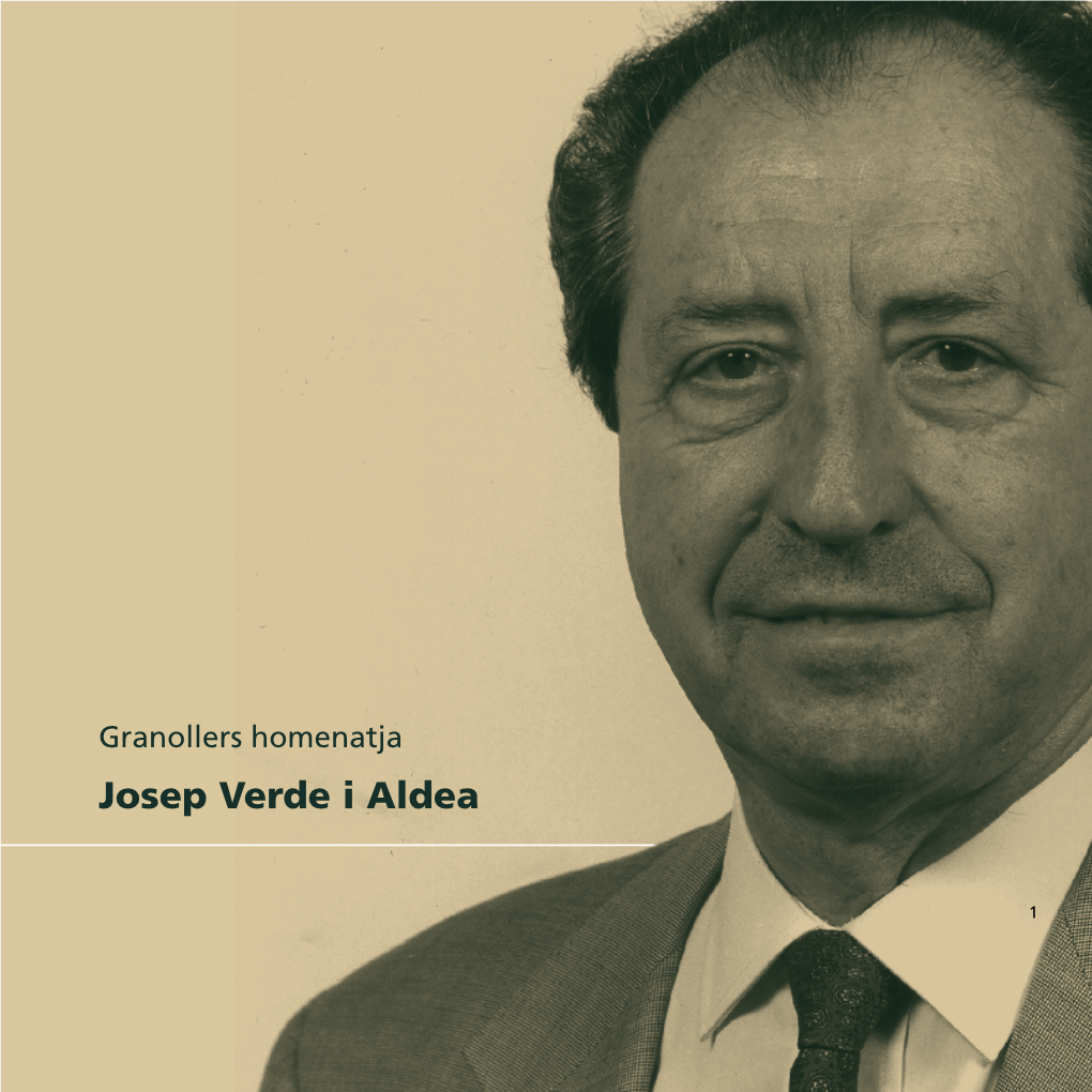 Josep Verde I Aldea