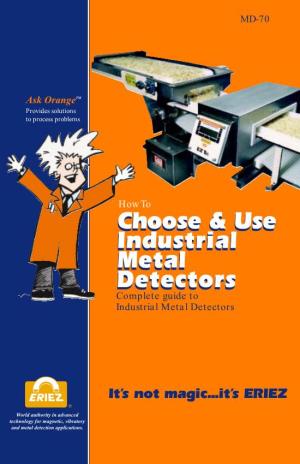 How to Choose & Use Industrial Metal Detectors