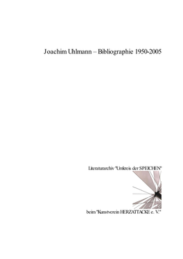 Uhlmann, Joachim: Zirkel Und Asche