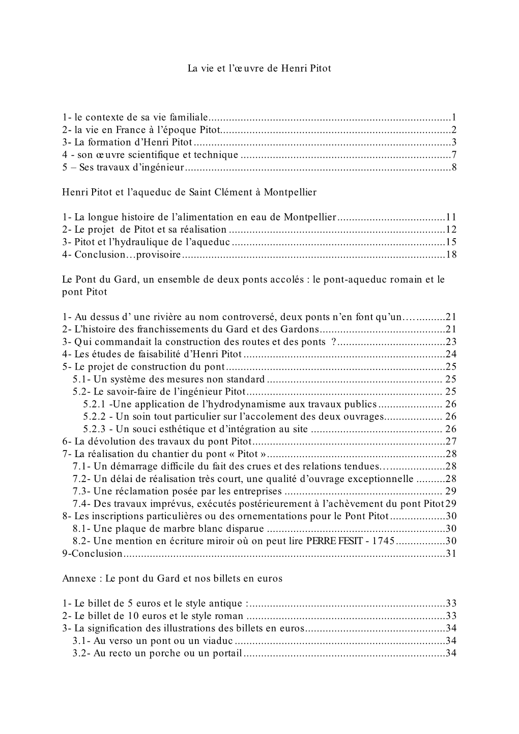 Conférence Sur L'ingénieur Pitot