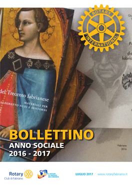 Bollettino Anno Sociale 2016 - 2017