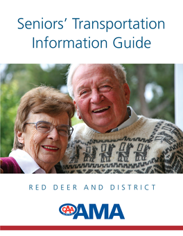 Seniors' Transportation Information Guide