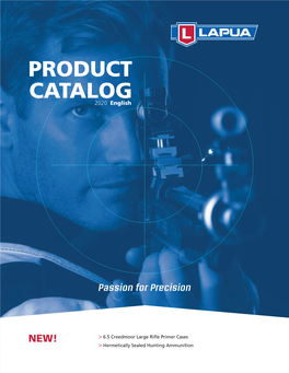 PRODUCT CATALOG 2020 English