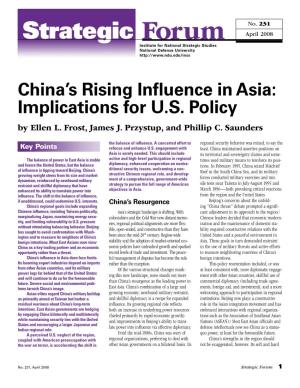 China's Rising Influence in Asia