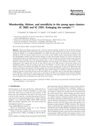 Membership, Lithium, and Metallicity in the Young Open Clusters IC 2602 and IC 2391: Enlarging the Sample?,??