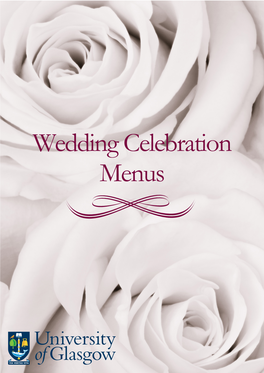 Wedding Celebration Menus