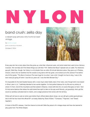 Band Crush: Zella Day a Desert Pop Princess Who Hunts La's Best Vintage