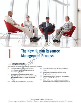 1 the New Human Resource Management Process