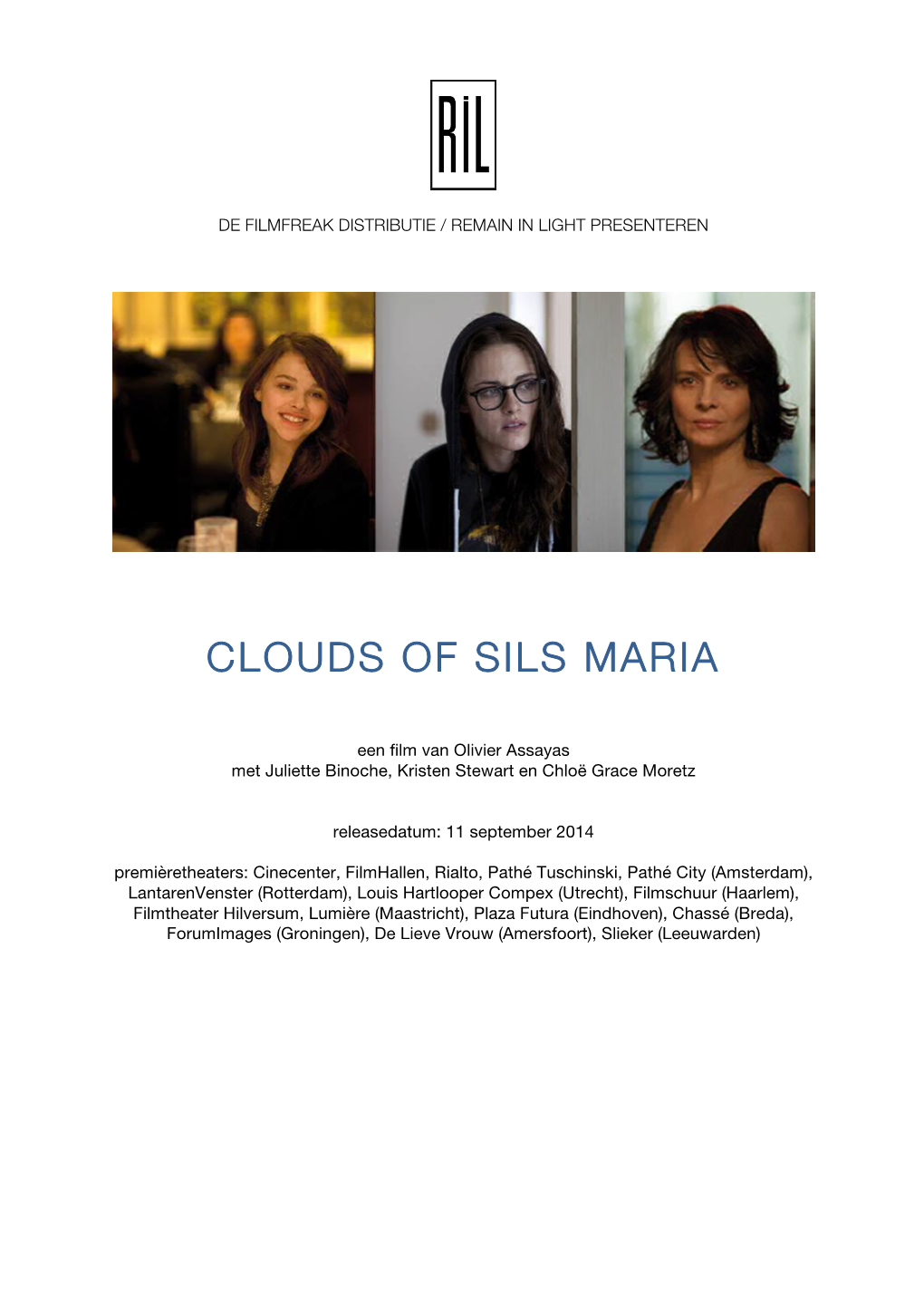 Clouds of Sils Maria