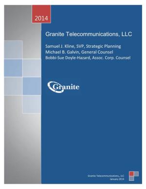 Granite Telecommunications, LLC