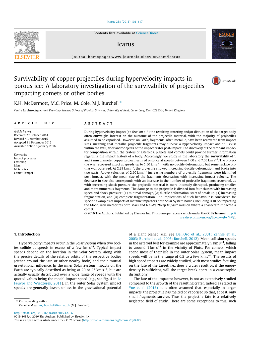 Survivability of Copper Projectiles During Hypervelocity Impacts in Porous