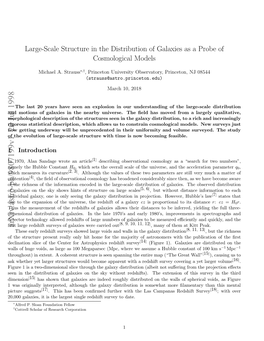 Large-Scale Structure in the Distribution of Galaxies As A