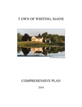 T Own of Whiting, Maine Comprehensive Plan