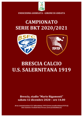 Brescia Calcio U.S. Salernitana 1919