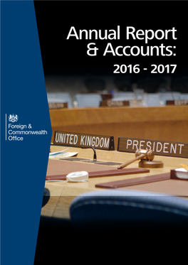 FCO Annual Report & Accounts 2016