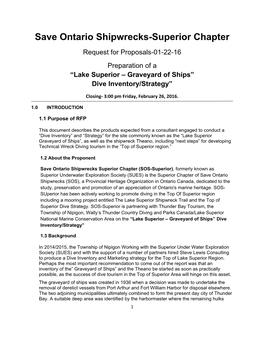 Request for Proposal-01-22-16-Dive
