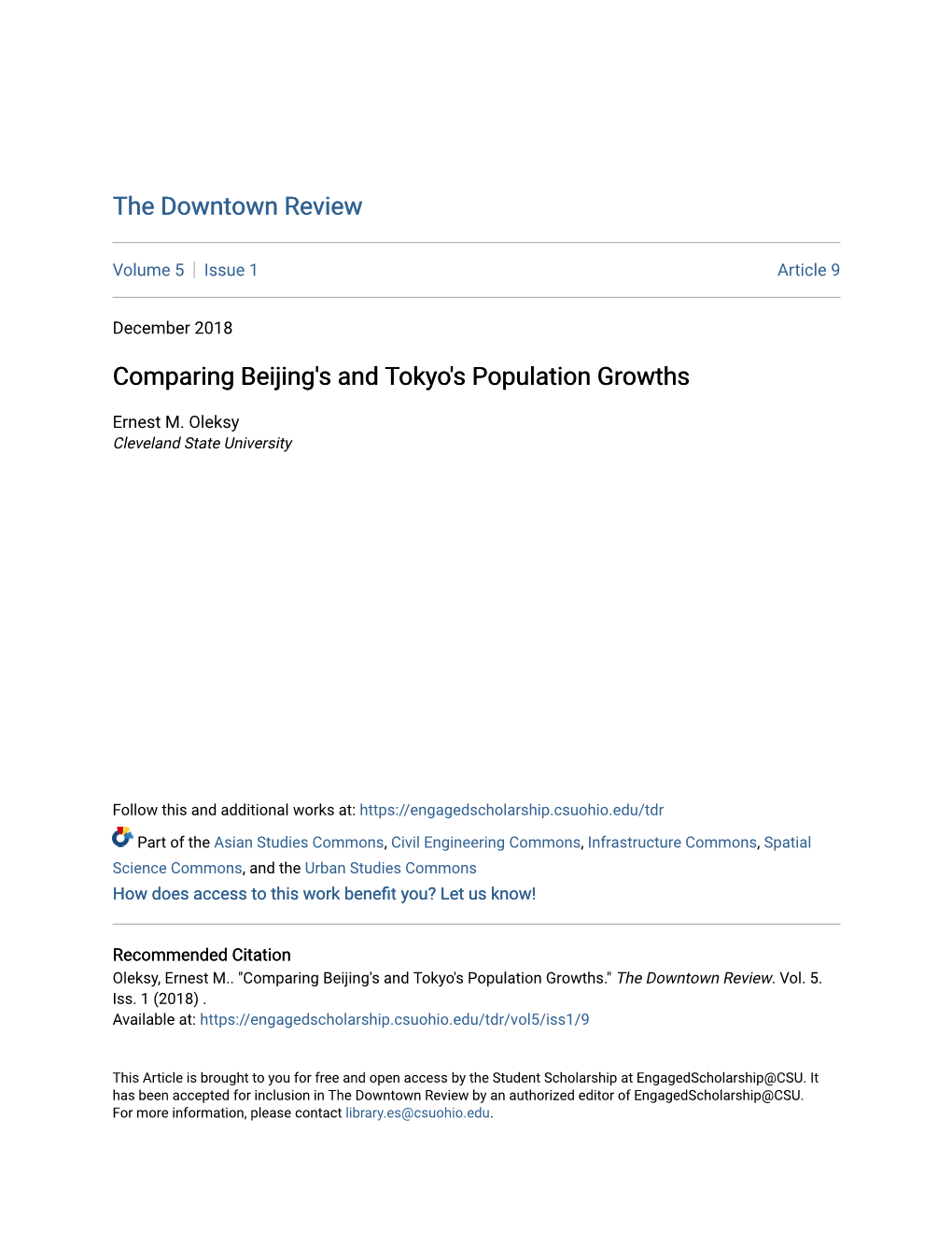 Comparing Beijing's and Tokyo's Population Growths