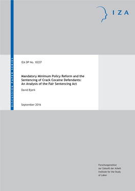 An Analysis of the Fair Sentencing Act