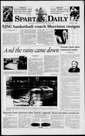 SJSU Basketball Coach Morrison Resigns