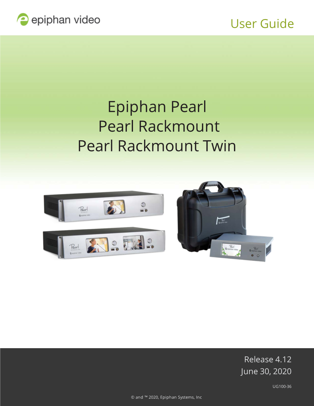 Epiphan Pearl User Guide Live