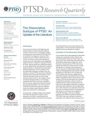 The Dissociative Subtype of PTSD