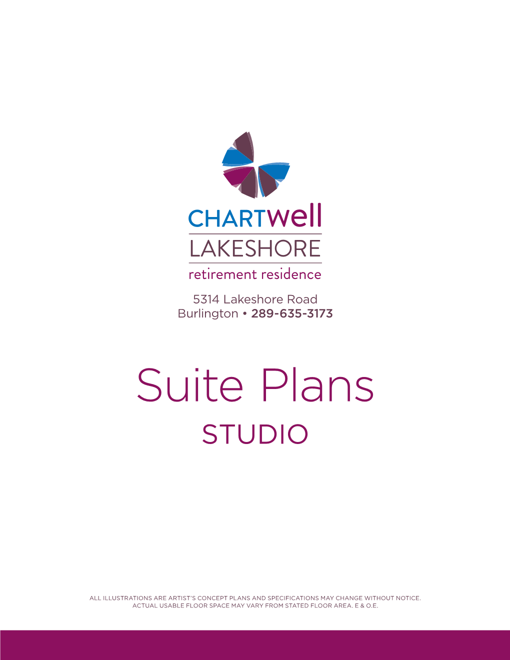 Lakeshore Studio Suite Plans