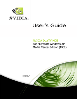 File Type Pdf NVIDIA Dualtv User's Guide
