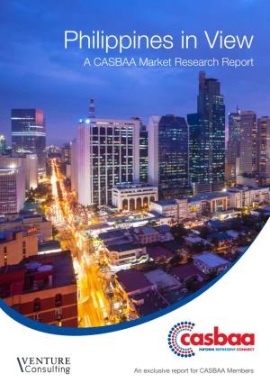 Philippines in View a CASBAA Market Research Report