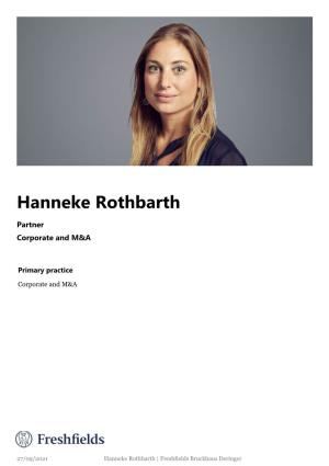 Hanneke Rothbarth