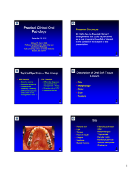 Practical Clinical Oral Pathology