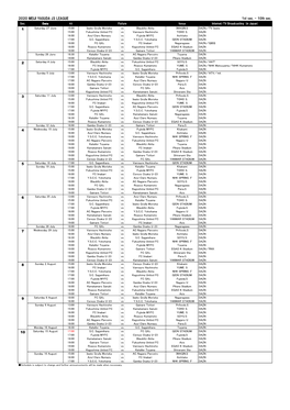 2020 MEIJI YASUDA J3 LEAGUE 1St Sec. - 10Th Sec