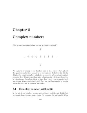 Chapter 5 Complex Numbers