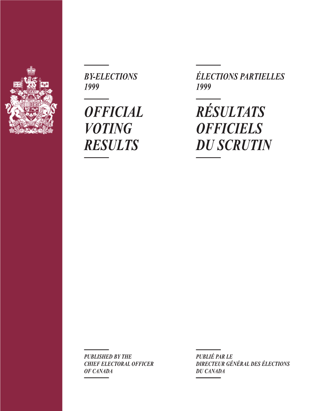 Official Résultats Voting Officiels Results Du Scrutin